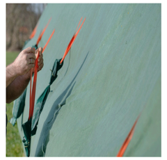 Bande auto-aggripante pour liaison ou réparation de bâche - TOPTEX