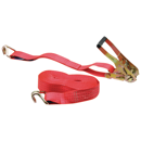 Sangle d'arrimage crochet 50mm x 12m Rouge