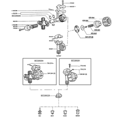 Pack de 2 blocs jet à collier pour tube Ø 25 mm BERTHOUD 269261 adaptable