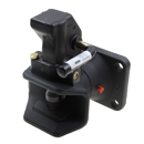 Flanschzugmaul automatisch, 160x100 mm, Ø 38 mm Schwarz      