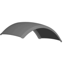 Garde boue 1250 x 410 mm pour roue avant de tracteur DUNLOFLEX E6200