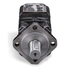 Ölmotor 401,9 ccm 32 Ø Welle, 4 Lochflansch seitlichen Anschlüssen 1/2" Zihyd 