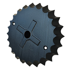 Rueda dentada Ø 450 mm para rodillo GÜTTLER 75406000 adaptable