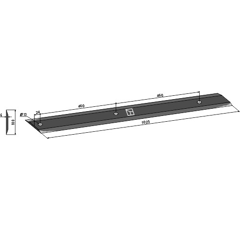 Messer für Messerwalze 1025x6x100 Nachbau