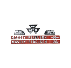 Kit autocollant pour tracteur MASSEY FERGUSON 3406970M91 adaptable