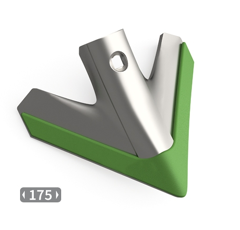 Aileron avec rechargement pour bineuse HATZENBICHLER adaptable