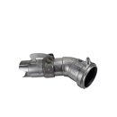 Raccord à crochets en aluminium - coude 45° mâle / femelle