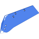 Wechselspitzenschar - links SSP294OSLM Rabe by Muzzi Industrie