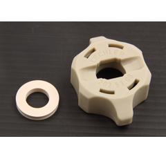 Bajonettmutter Twistloc mit Dichtung grauSW10 Lechler