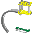 Ressort d´extirpateur rigide dent type C pour cultivateur adaptable