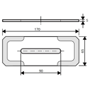 Abstreifer für Packerwalze, Durastar beschichtet 435800 Pöttinger Original