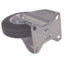 Roue fixe en caoutchouc Ø 100 mm adaptable