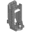 Lagerbock HVLB, Kugel 80W= 255 S32, IH Baureihe 1046 1246 946 schwarz  