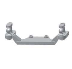 Zwangslenkung, beidseitig,Farbe Schwarz Rockinger     