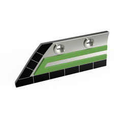 Soc de rasette Gauche carbure et rechargement pour charrue DEMBLON 472 G adaptable