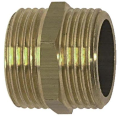 Mamelon male/male laiton 12 x 17