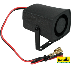 Sirène d'alarme branchée sur l'alarme de surveillance 12 V - PATURA