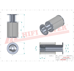 Filtre hydraulique adaptable HIFI FILTER SH59036