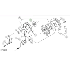 Moyeu pour moissonneuse-batteuse JOHN DEERE H236500 adaptable