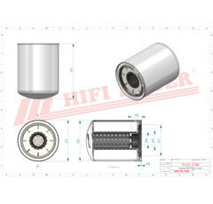 Filtre à gasoil
 adaptable HIFI FILTER SN40923
