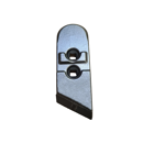 Pointe Droite carbure et renfort acier pour charrue KVERNELAND 53090 adaptable