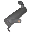 Pot d'échappement pour tracteur NEW HOLLAND 82014931 adaptable