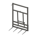 Pic bottes frontal 2001 mm pour type d'attelage BOBCAT adaptable