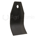 Couteau pour broyeur 158x80mm NOBILI 6061000 adaptable 