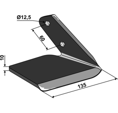 Ersatzflügel - rechts Farmet Turbulent Nachbau 1013003295