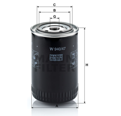 MANN  Ölfilter W94047