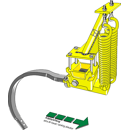 Ressort d´extirpateur gauche pour cultivateur adaptable