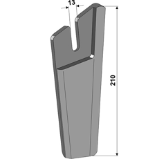 Aufschweissspitze - links RH91L 