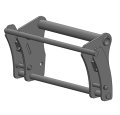 Interface pour télescopique MANITOU/FAUCHEUX BLANC adaptable