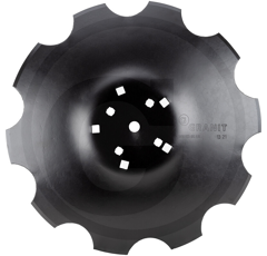 Disque crénelé ∅510x4 pour déchaumeur AGRISEM TCS-DIS-535 adaptable