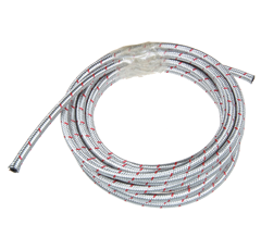 Silberschlauch per Meter SI-NW 2x5Bund a 5 Meter SINW25