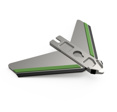 Aileron avec plaquettes carbure et rechargement ACTISOL 19300031 adaptable