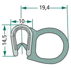 Joint d’étanchéité pour tracteur CASE IH 3234119R2 adaptable