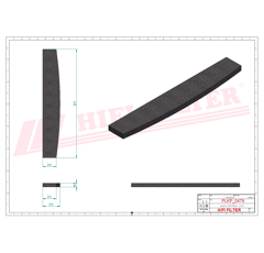 Filtre à air adaptable HIFI FILTER SC70150
