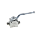 Blockhahn verzinkt mit Befestigungsbohrung beidseitig  AG 16x1.5     Fabrikat ValCon ValCon BKH10LVC