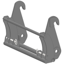 Interface pour télescopique CLAAS|KRAMER|WEIDEMANN/EURO adaptable