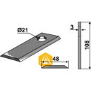 Fräsmesser für Mähwerk NEW HOLLAND 495.806 Nachbau  