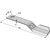 Schlegelmesser links 650 mm für Mulcher SPEARHEAD 7770701 - Nachbau