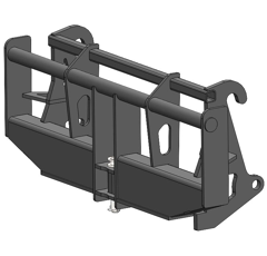 Interface d'accroche pour chargeur frontaux FAUCHEUX STD/MERLO adaptable