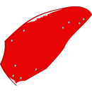 Streichblech-Hinterteil - links KK063215M Kverneland by Muzzi Industrie