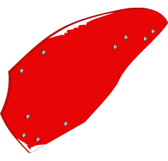 Streichblech-Hinterteil - links KK063215M Kverneland by Muzzi Industrie