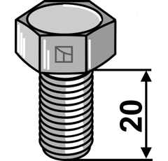 Schraube M12x1,25 für Kurzscheibeneggen