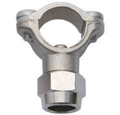 Porte buse monojet à collier laiton nickelé Mâle 3/8" Ø 20 mm