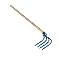 Fourche de jardin à douilles 4 dents