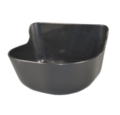 Mangeoire universelle pour ovins 8,5 L noir - HORIZONT