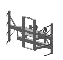 Griffe balles hydraulique 8 dents  WEIDEMANN (Chargeuses 3070 CX LP et 3080)
